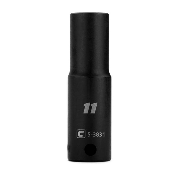 Capri Tools 11 mm Deep Impact Socket, 3/8-Inch Drive, 12-Point, Metric