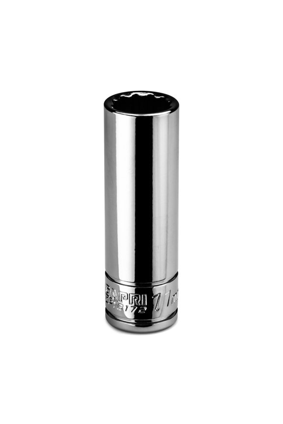 11 mm Deep Socket, 1/4 in. Drive, 12-point, Metric