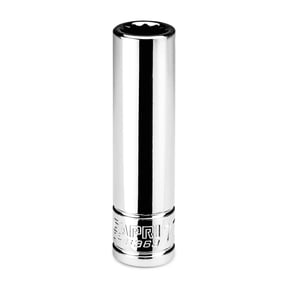 Capri Tools 11 mm Deep Socket, 3/8 in. Drive, 12-point, Metric