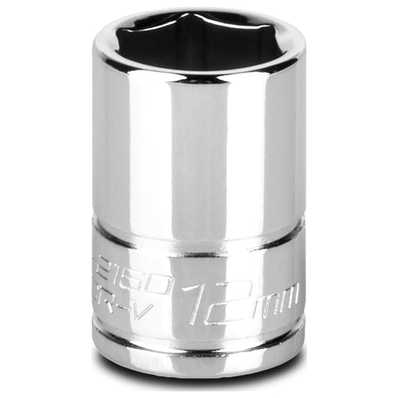 capri tools 8 mm shallow socket, 1/4-inch drive, 6-point, metric