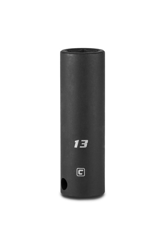 17 mm deep impact socket, 3/8-inch drive, 6-point, metric