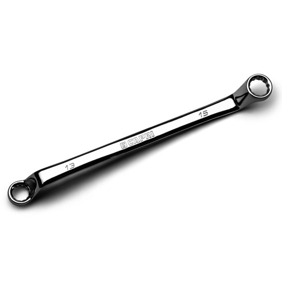 Capri Tools 13 x 15 mm 75-Degree Deep Offset Double Box End Wrench