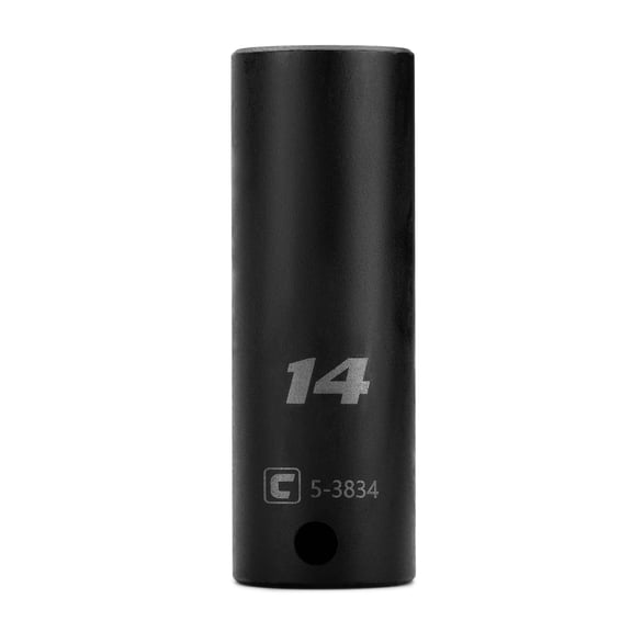 Capri Tools 14 mm Deep Impact Socket, 3/8-Inch Drive, 12-Point, Metric