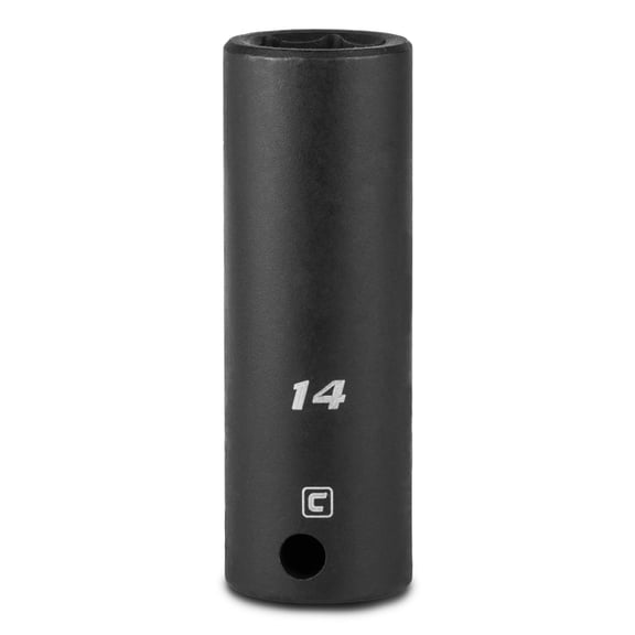 Capri Tools 14 mm Deep Impact Socket, 3/8-Inch Drive, 6-Point, Metric