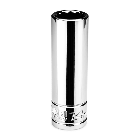 Capri Tools 14 mm Deep Socket, 3/8 in. Drive, 12-point, Metric