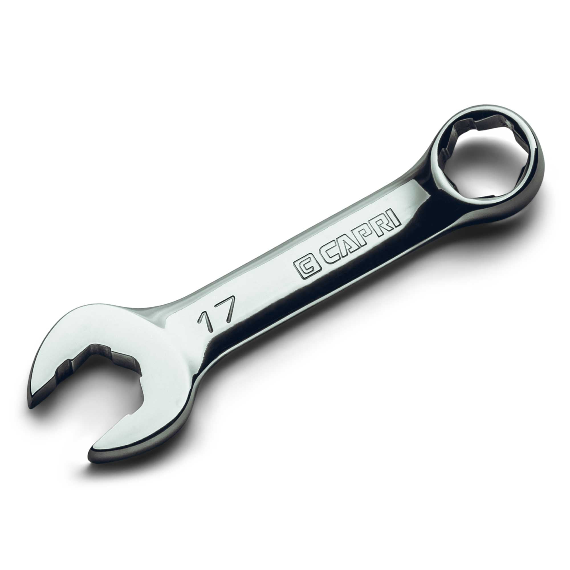 Capri Tools WaveDrive Pro Stubby Wrench - Grips Regular & Rounded Bolts, Metric/SAE