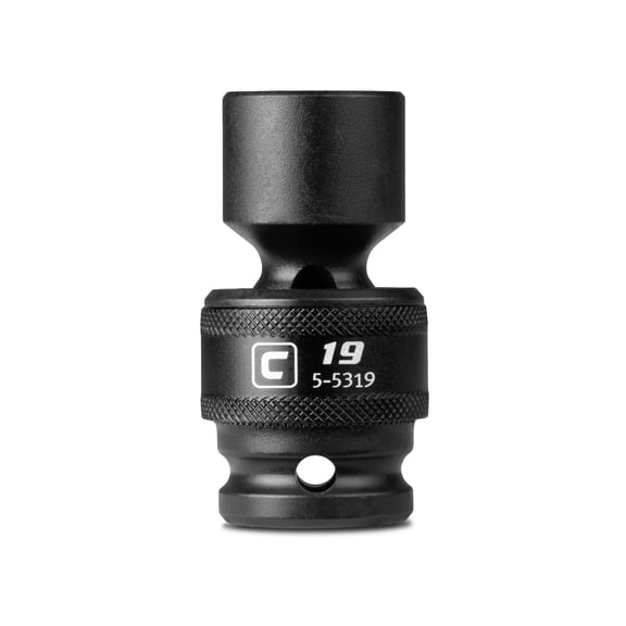 Capri Tools 19 mm Universal Impact Socket, 1/2-Inch Drive, 6-Point, Metric
