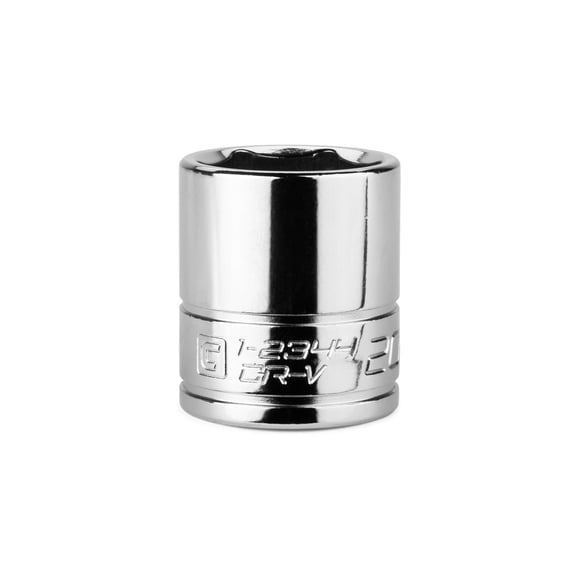 Capri Tools 20 mm Shallow Socket, 3/8-Inch Drive, 6-Point, Metric