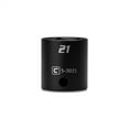 thumbnail image 1 of Capri Tools 21 mm Shallow Impact Socket, 3/8-Inch Drive, 6-Point, Metric, 1 of 3