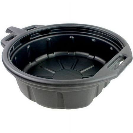Capri Tools 21021 Portable Oil Drain Pan, Anti-Freeze, Black
