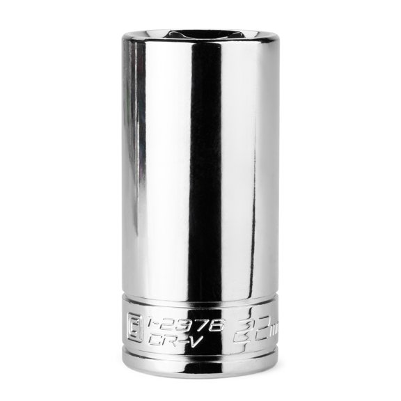 Capri Tools 22 mm Deep Socket, 3/8-Inch Drive, 6-point, Metric