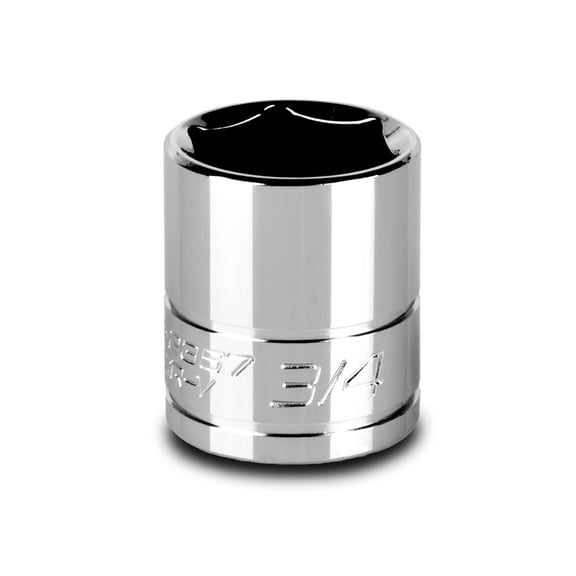Capri Tools 3/4-Inch Shallow Socket, 3/8-Inch Drive, 6-Point, SAE