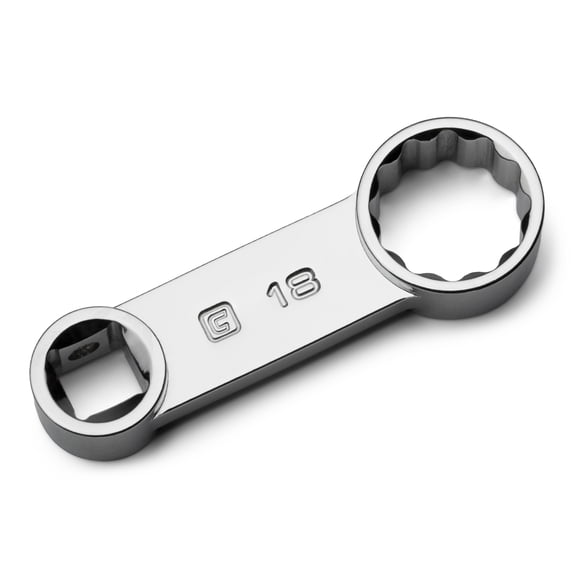 Capri Tools 3/8 in. Drive 18 mm Torque Adapter, 12-Point Box End