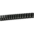 thumbnail image 1 of Capri Tools 3/8 in. Drive Semi-Deep Impact Sockets Set, Metric, 8 to 22 mm, 15-Piece Semi-Deep Set / mm, 1 of 7