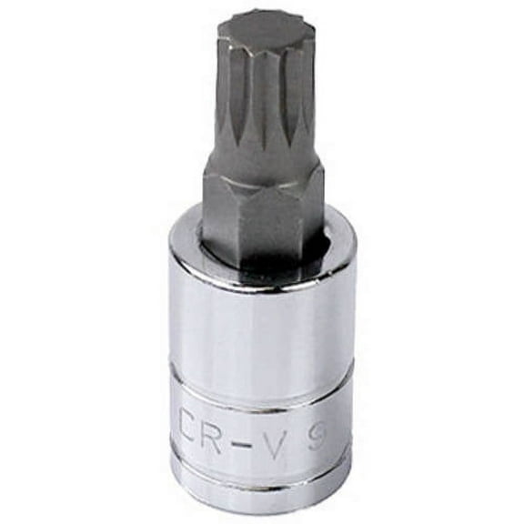 Capri Tools 30054 XZN 9mm Triple Square Bit Socket with 3/8" Drive