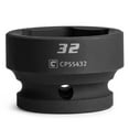 thumbnail image 1 of Capri Tools 32 mm Stubby Impact Socket, 1/2 in. Drive, 6-Point, Metric, 1 of 6