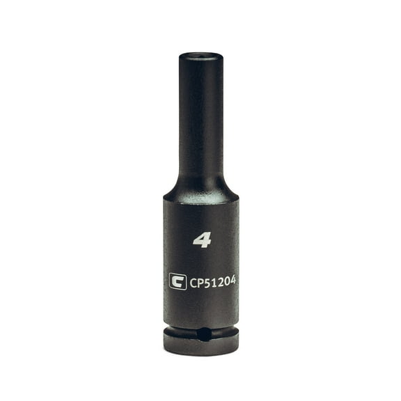 Capri Tools 4 mm Deep Impact Socket, 1/4-Inch Drive, 6-Point, Metric