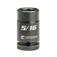 thumbnail image 1 of Capri Tools 5/16-Inch Shallow Impact Socket, 1/4-Inch Drive, 6-Point, SAE, 1 of 5