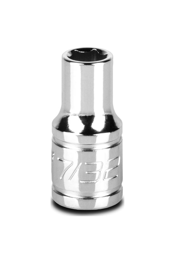 7/32-Inch Shallow Socket, 1/4-Inch Drive, 6-Point, SAE