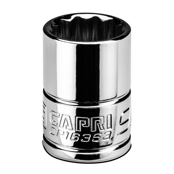 Capri Tools 9/16 in. Shallow Socket, 3/8 in. Drive, 12-point, SAE