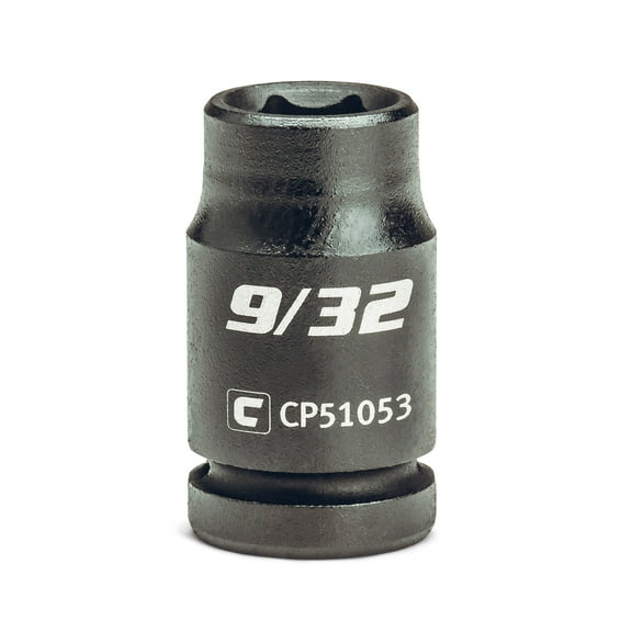 Capri Tools 9/32-Inch Shallow Impact Socket, 1/4-Inch Drive, 6-Point, SAE