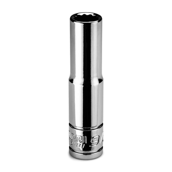 Capri Tools 9/32 in. Deep Socket, 1/4 in. Drive, 12-point, SAE