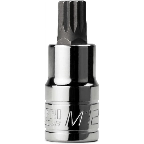 Capri Tools - CP 12mm XZN Triple Square Bit Socket with 1/2-Inch Drive 12mm (M12)