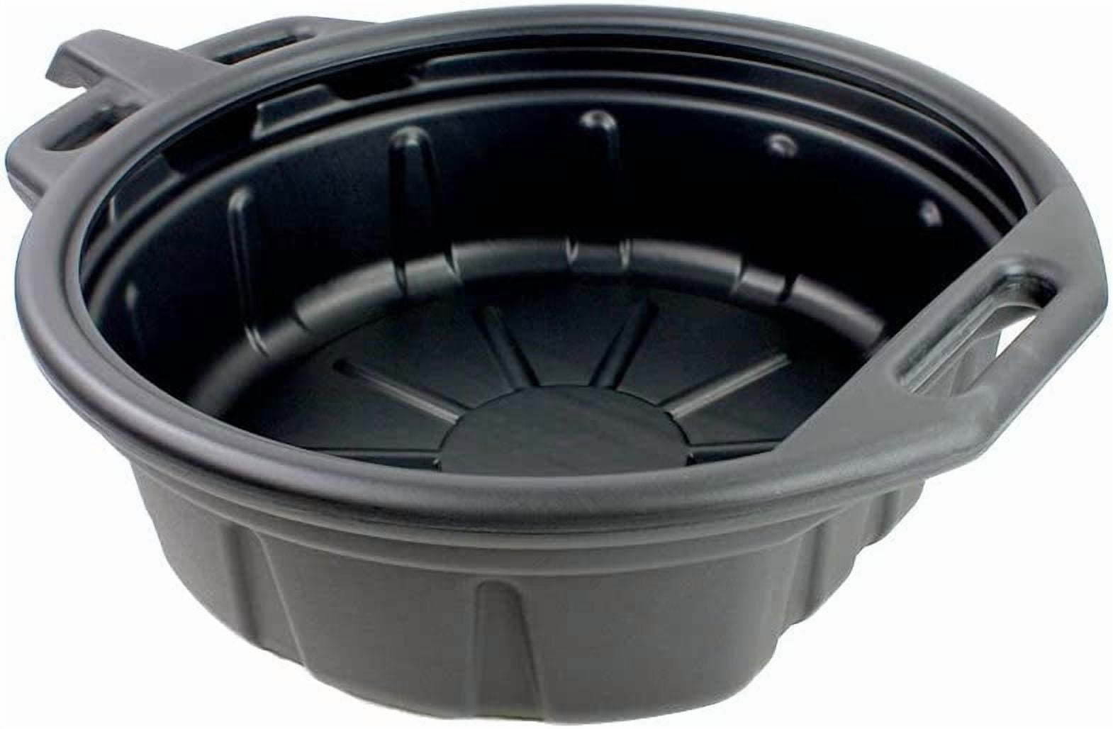 Capri Tools CP21024 Portable Oil Drain Pan, 2 gallon, Black