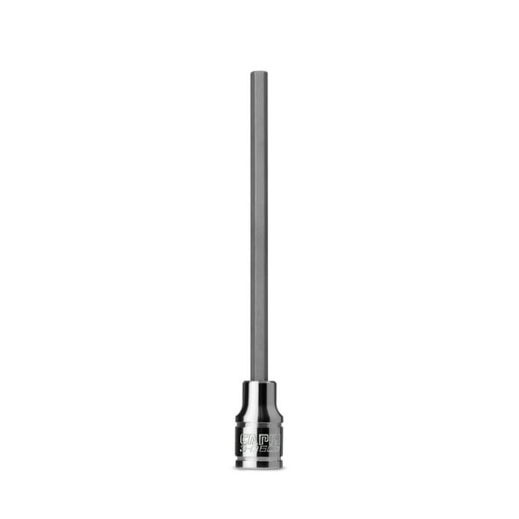 Capri Tools Long 4 mm Hex Bit Socket, 1/4-Inch Drive, Metric