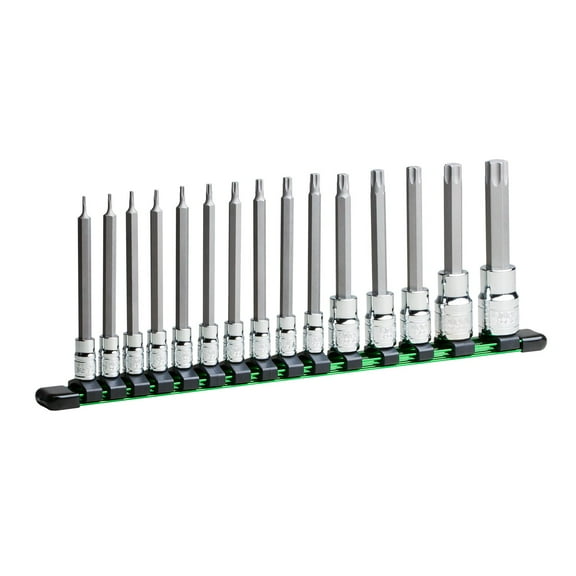 Capri Tools Long Star Bit Socket Set, Advanced Series, 15-Piece
