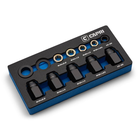 Capri Tools Wheel Stud Installer Kit with Mechanic's Tray, 12-Piece