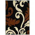 thumbnail image 1 of Capri Vine Black and Beige Rug, Multiple Sizes, 1 of 3