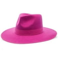 thumbnail image 1 of Walrus Hats Capri II Fuchsia Wide Brim Capri Colors Wool Felt Hat – 100% Australian Wool Hat for Women with Adjustable Fit, Grosgrain Band, and Sleek Logo Pin Lilac, 1 of 1