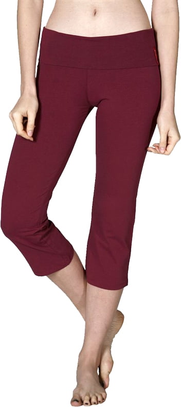Fold over yoga pants clearance capri