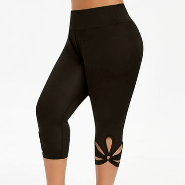 Capri Yoga Pants for Women 2024 Essential High Waisted Leggings Comfy Tummy Control Workout Running CaprisClearance Deal