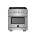 thumbnail image 1 of Forno Capriasca 30-Inch Freestanding Gas Range, 4 Burners, True Convection Oven, 1 of 8