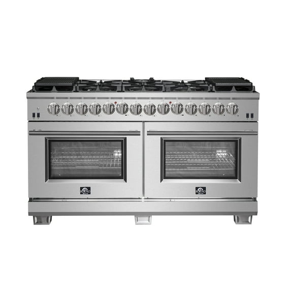 Capriasca - Titanium Professional 60" Freestanding Dual Fuel Range