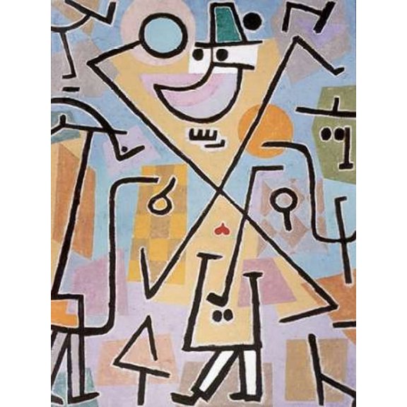 Caprice in February Poster Print by Paul Klee