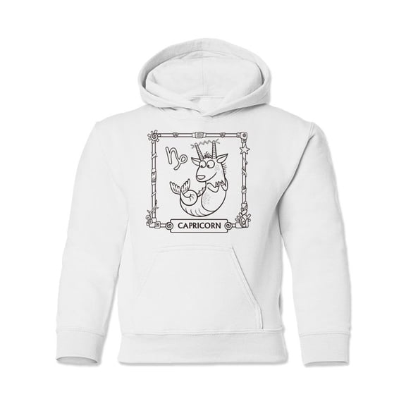Capricorn Animal Hoodie Juniors -Image by Shutterstock,  x-Large