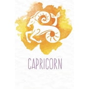Capricorn Constellation SchoolTimetable, Capricorn Zodiac sign Design, 6"x9", 120 pages SchoolTimetable Paperback