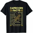 thumbnail image 1 of Capricorn Facts Zodiac Funny Capricorn Birthday Shirt Unisex S-5XL Hot Trending Shirt, Vintage Birthday Gift, 1 of 2
