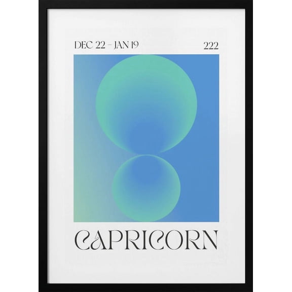 Capricorn Framed Art Modern Wall Decor