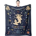 thumbnail image 1 of Capricorn Gifts Blanket 60"x50" - Capricorn Gifts for Women - Capricorn Zodiac Gifts - Capricorn Birthday Gifts - Astrology Gifts for Women - Zodiac Gifts - Constellation Horoscope Sign Gifts, 1 of 6