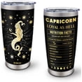thumbnail image 1 of Capricorn Gifts Tumbler 20Oz, Astrology Gifts For Women, Capricorn Gifts For Women Men, December January Birthday Gifts, Horoscope Constellation Zodiac Gifts, Capricorn Birthday Gifts - Coffee Cup 1pc, 1 of 6