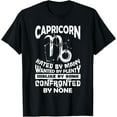 thumbnail image 1 of Capricorn Hated By Many December January Zodiac Birthday T-Shirt, 1 of 4