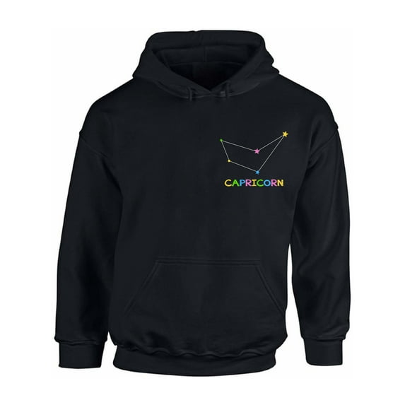 Capricorn Hoodie for Women Men - Zodiac Sign Birthday Astrology Gifts - Hooded Sweatshirt