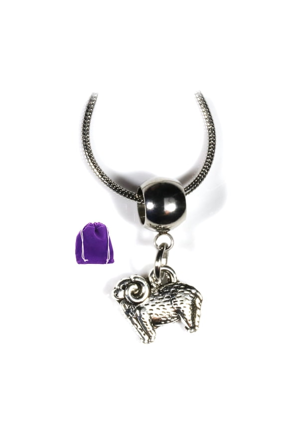 Capricorn Necklace - Goat Necklace of a Zodiac Sign Necklaces for Men and Women or a Great Baphomet Necklace and Gothic Necklace or Goth Pendant for Men and Women of a Goat Head Sheep Jewelry