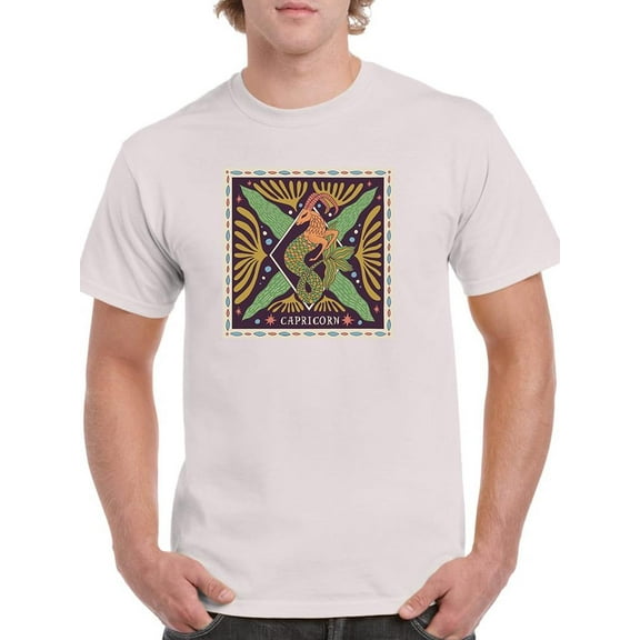 Capricorn Zodiac Ethnic T-Shirt Men -Image by Shutterstock, Male x-Large