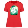 thumbnail image 1 of Capricorn Zodiac Green Tee Women's -Image by Shutterstock, 1 of 2
