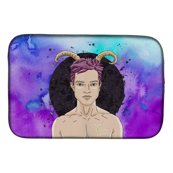Capricorn Zodiac Sign Dish Drying Mat